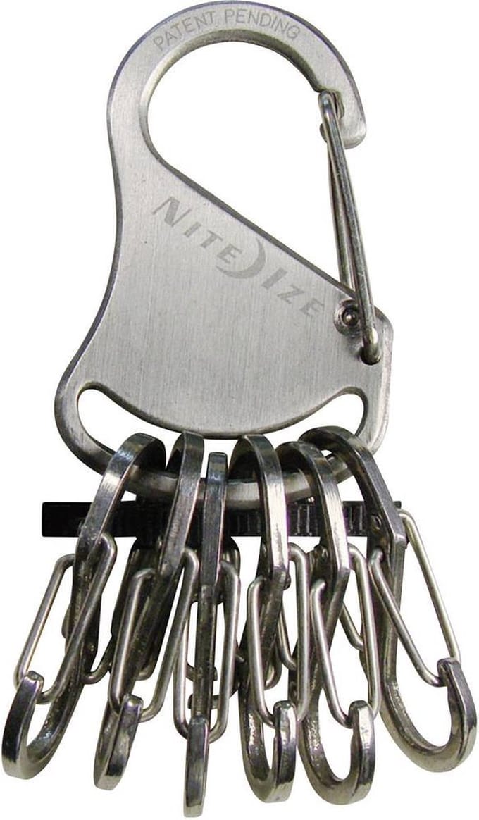 NITE Ize NI-KLK-11-R3 KeyRack Locker Sleutelkarabijn Zilver 1 stuk(s)