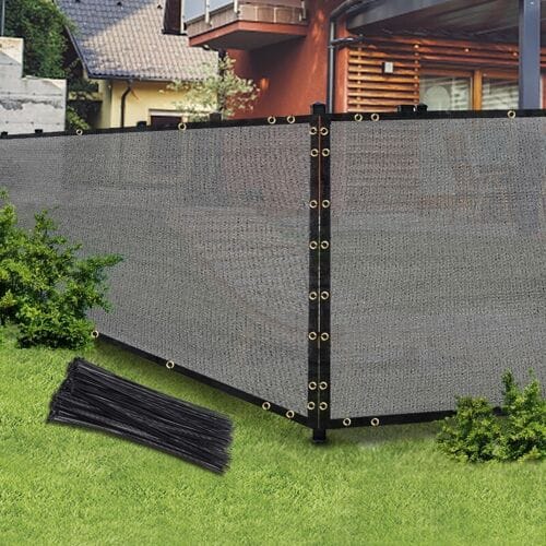 TENAX Privacy geweven scherm - 1,50 x 50 m, Lichtgrijs