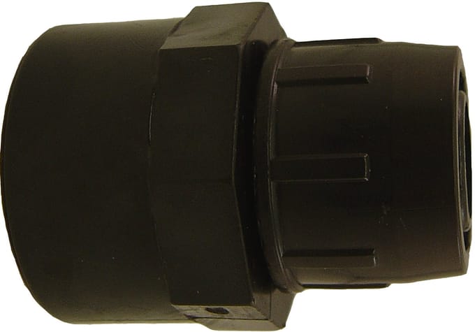 PE Easy binnendraad - 25mm PE x 1" (=25mm) binnendraad - kleur zwart - PE koppeling - Irritec made in Italy