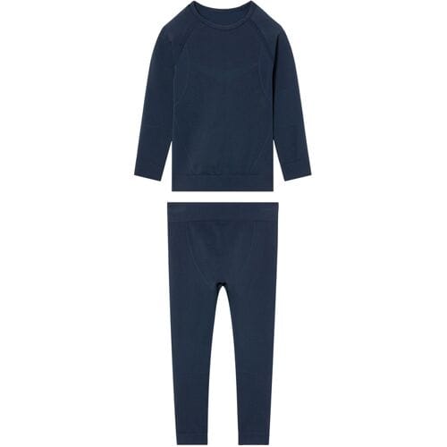 LUPILU Kinder thermo skiondergoed (Marineblauw, 98/104)