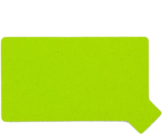 Taartkarton Groen/Zwart met lip 5,5x9cm 25st.