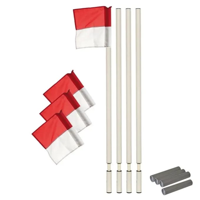 Hoek voetbalvlag Kuebler Sport (x4)