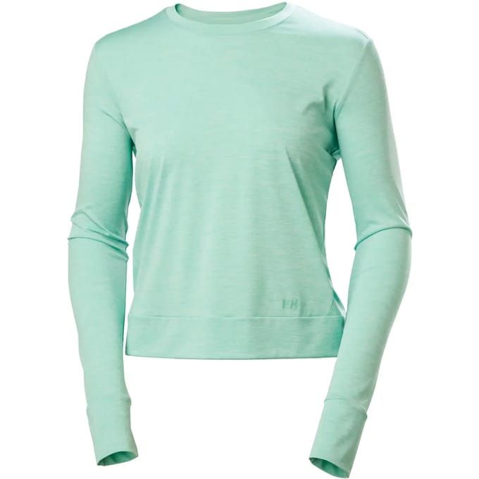 Helly Hansen Sval Lange Mouwen Basislaag Groen,Blauw M Vrouw