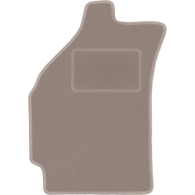 Beige bestuurdersmat voor: Daewoo Matiz hatchback (1997-2007)
