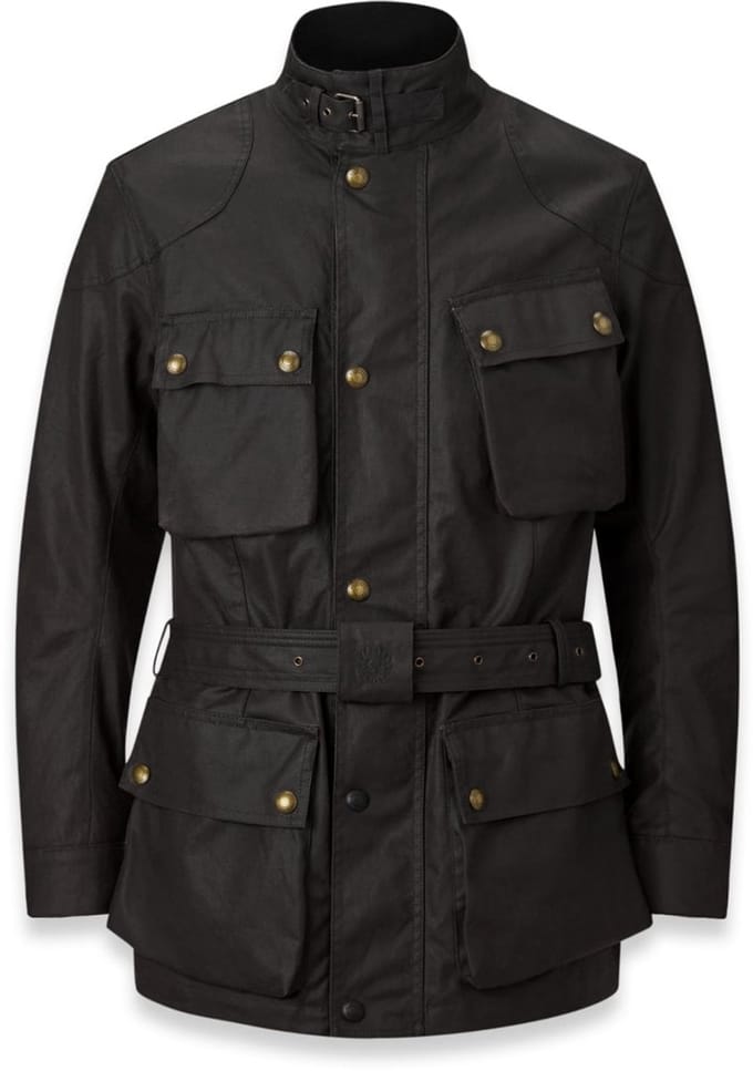 Belstaff Trialmaster Zwarte Gewaxte Jas - Jas