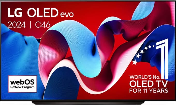 LG C4 OLED83C46LA - 83 inch - 4K OLED Evo - 2024 - Smart TV