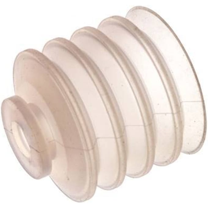 50mm Balg siliconen Helder Vacuümzuignap Slag 30mm - SCL-B-50-30-SI