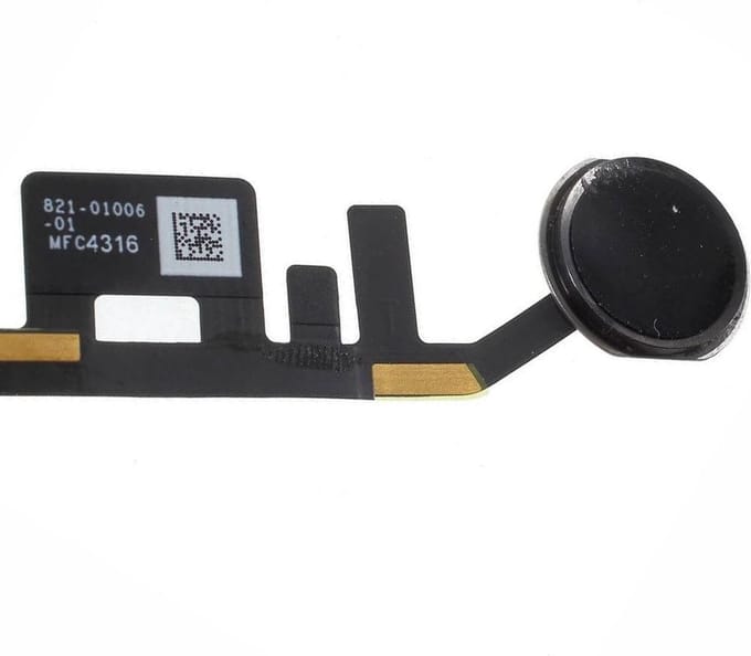 Home Button flex kabel voor iPad 2018 (A1893 / A1954) - zwart