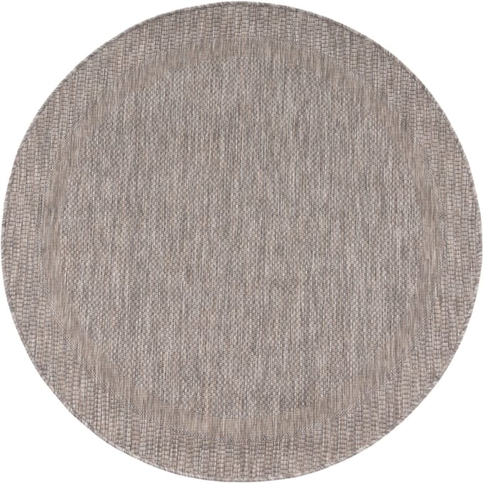 Flycarpets Binnen & Buitenkleed Romile - Kader / Lijstmotief - Nature / Beige
