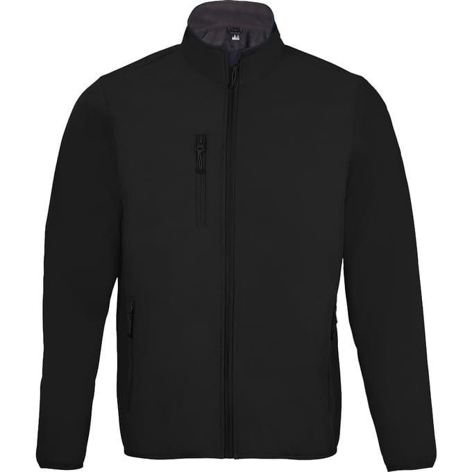 SOLS Heren Radian Soft Shell Jacket (Zwart)