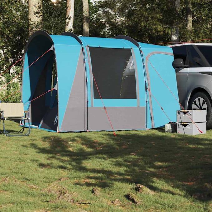 vidaXL - Autotent - 4-persoons - waterdicht - blauw