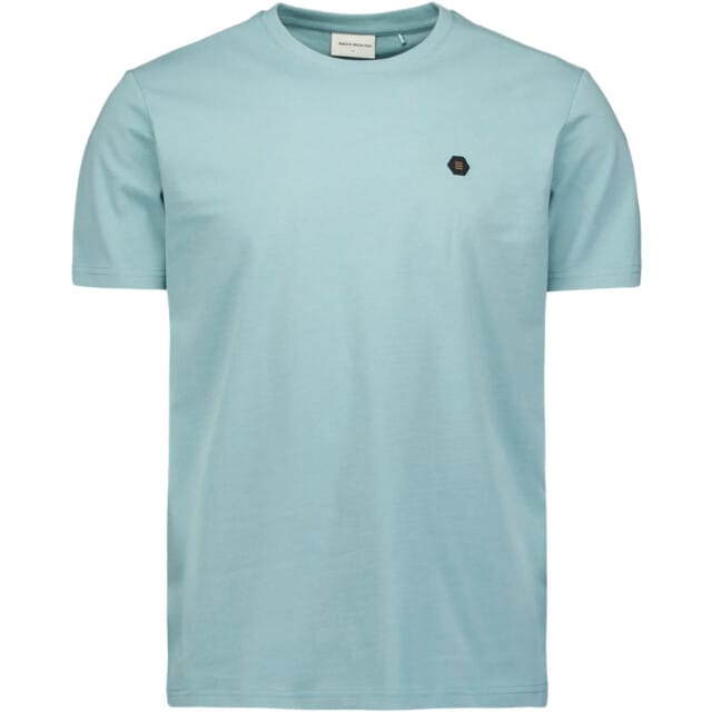 No Excess T-shirt Crewneck Peached Seablue Größe: M | Basic T-Shirts Outlet | Herren | Orange
