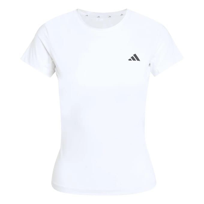 Adidas Power Essentials Workout Contour T-shirt Met Korte Mouwen Wit L Vrouw