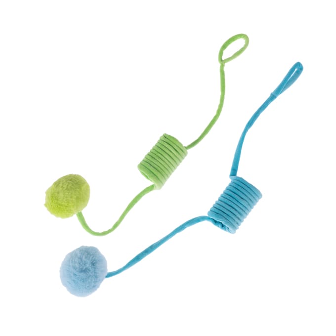 zooplus Basics kattenspeeltje spiraal set van 2