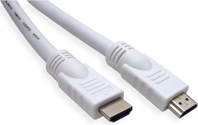 HDMI kabel - versie 1.4 (4K 30Hz) - CCS aders / wit - 10 meter