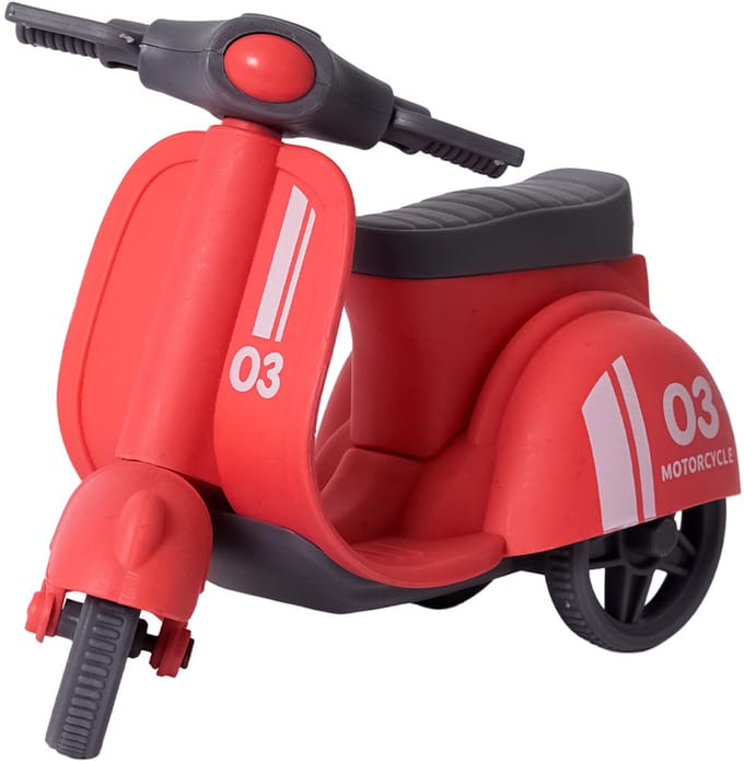 Speelgoedtopdeals - BIOplastic Scooter - 16 cm - Duurzaam speelgoed