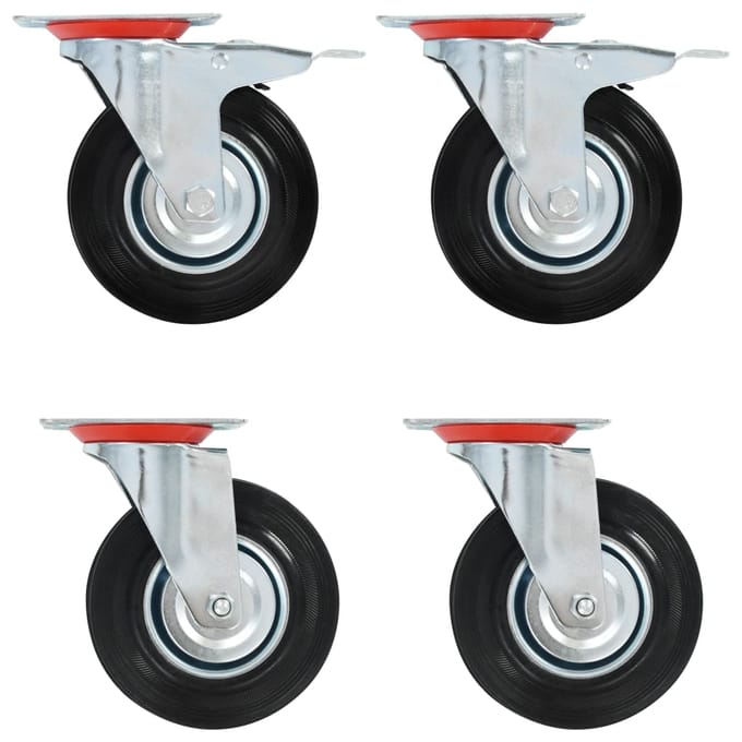 vidaXL - Zwenkwielen - 4 - st - 125 - mm
