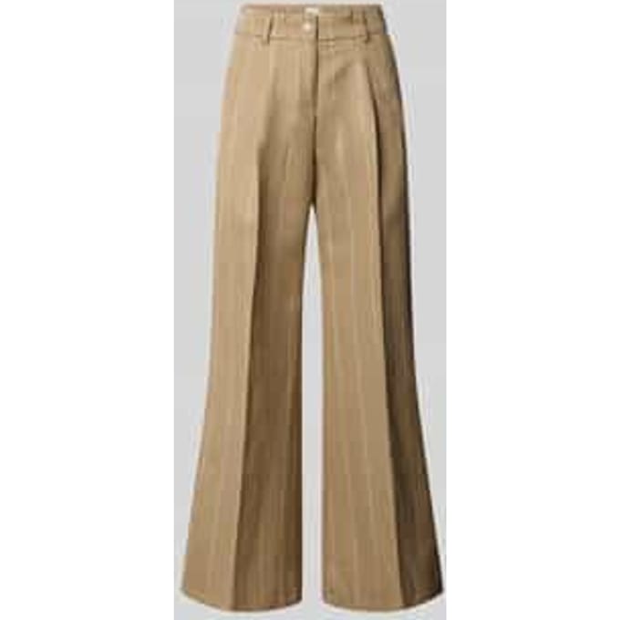 Brax Dames Palazzobroek  Style MARLENE LIGHT MOCHA, beige, maat 36