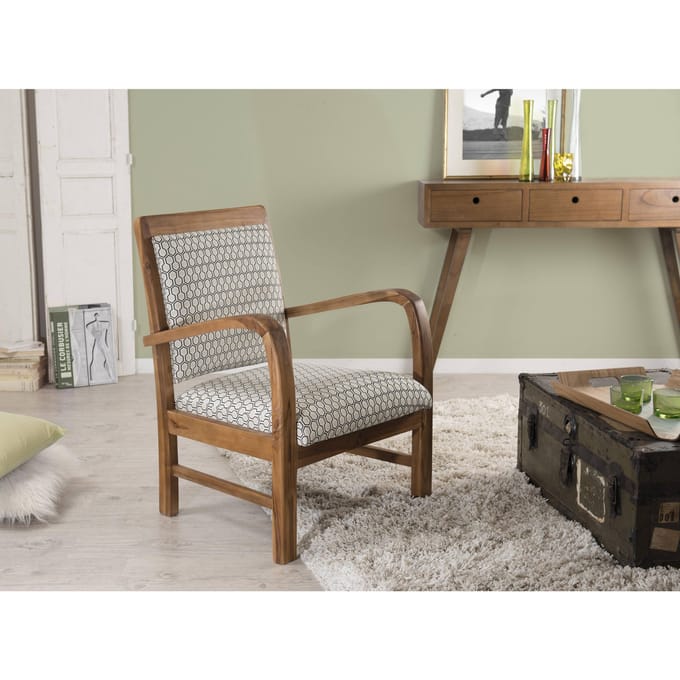 Fauteuil Capucine teakhout | Macabane