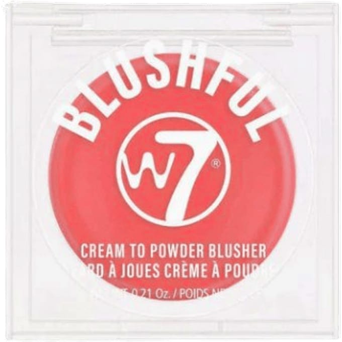 W7 Blushful Cream To Powder Blush - Fiery