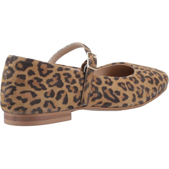 Hush Puppies Pasha Suède Dames Luipaard Schoenen
