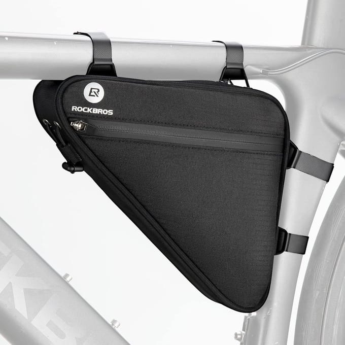 Fietsframe Tas Waterafstotend met Grote Capaciteit en Reflectoren