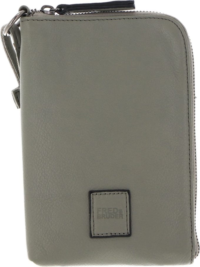 FREDsBRUDER Leren Telefoontasje Schoudertas FB Mobile Bag Icy Sage Kaki