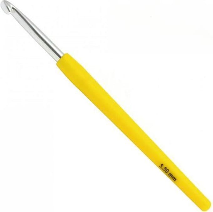 Lana Grossa haaknaald design color soft grip 15 cm 5,5 mm