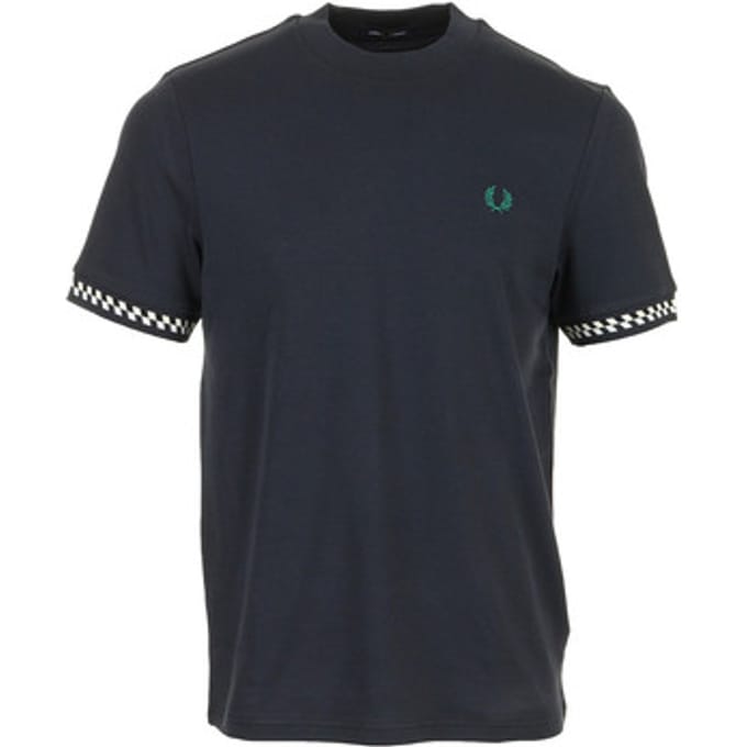 T-shirt Korte Mouw Fred Perry Jacquard Cuff T-Shirt