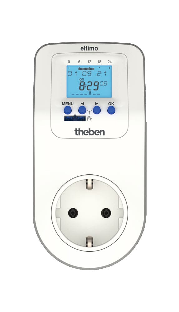 Theben 0200130 Schakelklok Digitaal Weekprogramma 2600 W Display-verlichting, Timer-functie, Programmeerfunctie