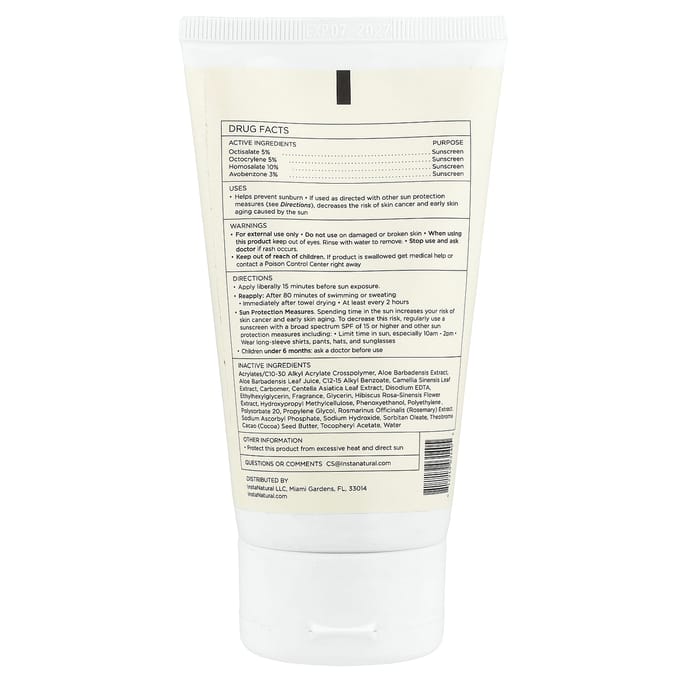 InstaNatural, Vitamin C SPF 50 Lotion, 5 fl oz white