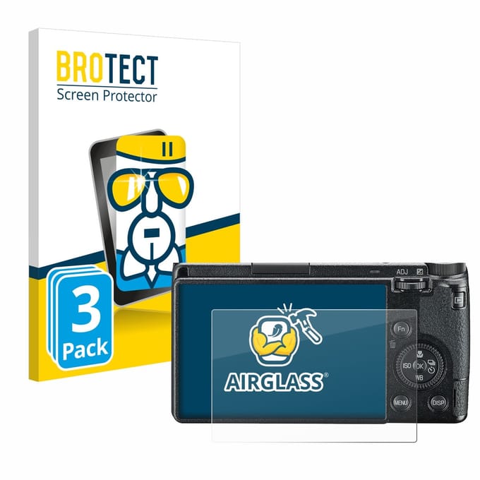 Screenprotector 3 Stuks voor Ricoh GR III 2019 R02010 / GR III HDF Beschermglas transparant