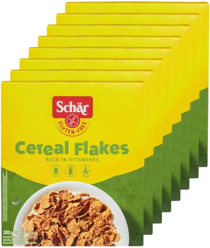 Schär | Glutenvrij | Ontbijtgranen | 8 stuks | 8 x 300 g