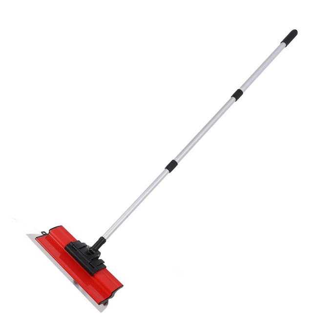 Ensemble de lames de lissage pour cloisons sèches avec manche extensible 10 pouces, 16 pouces, 24 pouces, en acier inoxydable noir