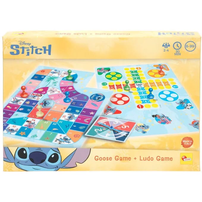 Bordspellen Lisciani Giochi Disney Stitch Parchis And Goose