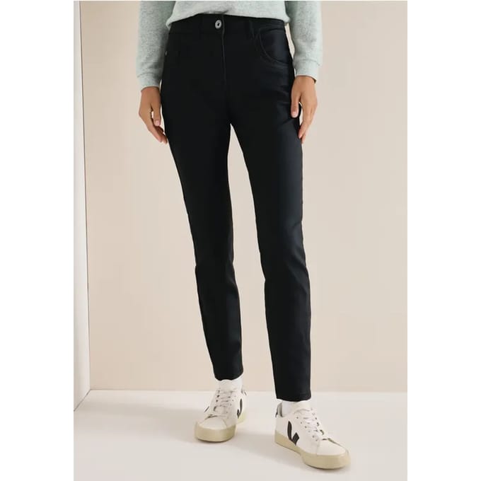 Broek in lederlook