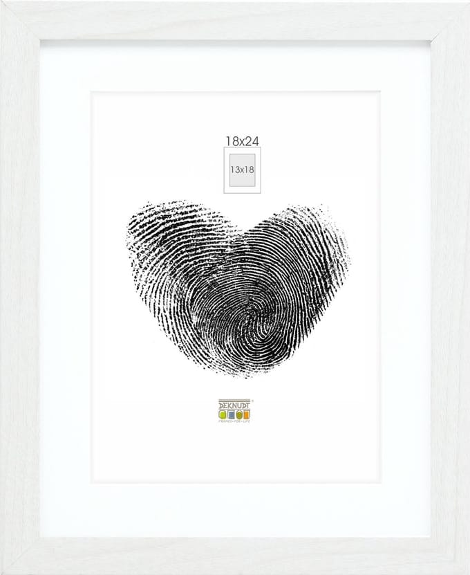 Deknudt S66KF1 P1 18x24 Wissellijst Papierformaat: 18 x 24 cm (b x h) 18 cm x 24 cm Wit