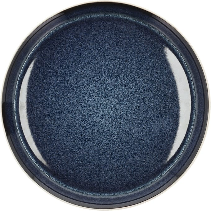 BITZ Gastro Bord Dia 27 cm Wit/Donkerblauw