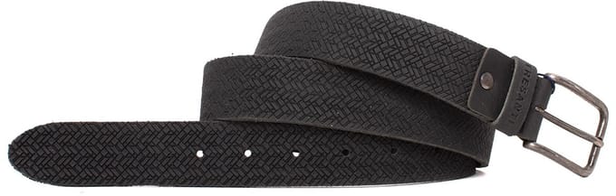 TRESANTI | BRESCIA | Riem met reliëf | zwart | Size 95