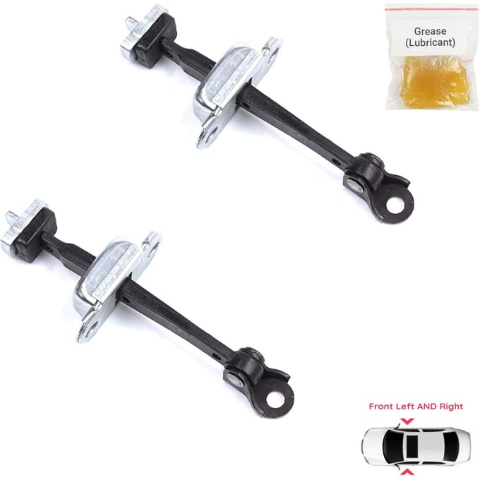 BDP1476-1 2 Butées de porte avant avec sangle de limitation pour Honda Civic MK7 VII 2000-2006 Coupé HB Berline 72380S5DA11