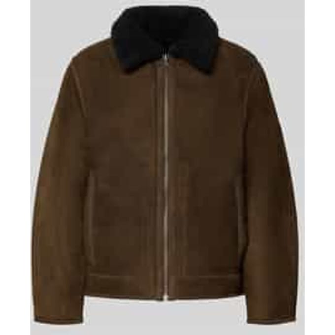 Leren jack met ritssluiting, model 'ULFUR'