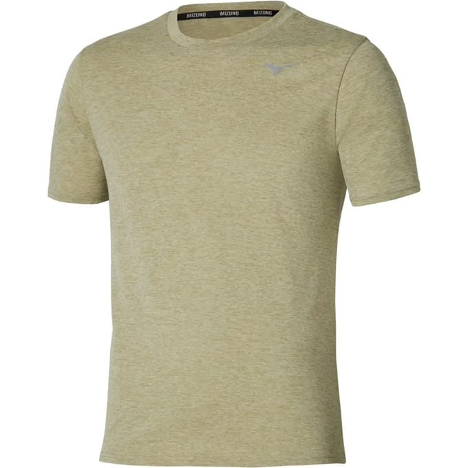 Mizuno Core Impulse T-shirt Met Korte Mouwen Groen S Man