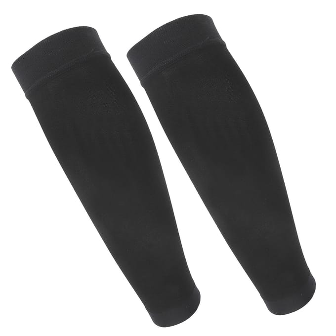 Dames Spataderen Druk Kousen Verlichten Zwelling Kuit Compressiekousen ZwartS S black