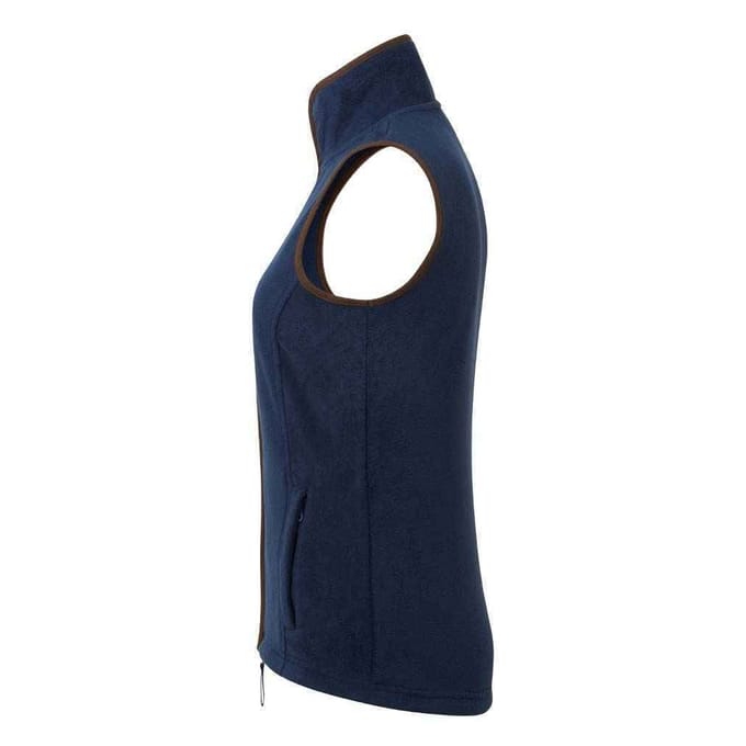 Premier Dames/dames Artisan Fleece Gilet (Marine / Bruin)