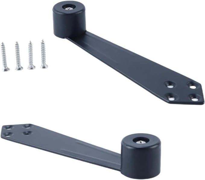 Overhead Deurstopper - Deurhouder - Deur Open Houden - 90 Graden Opening - 162 mm Lengte - Zwart