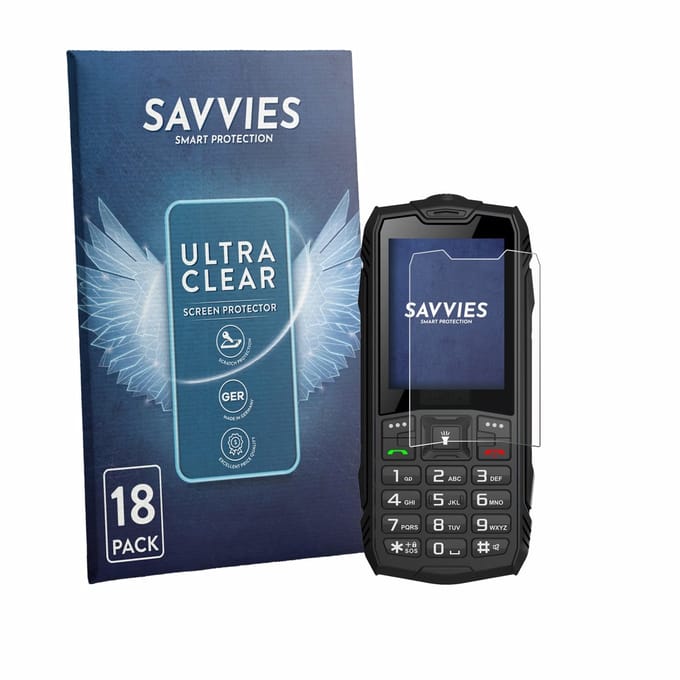 Savvies - Screenprotector voor Hammer H Basalt - Folie Beschermfolie transparant 18 Stuks