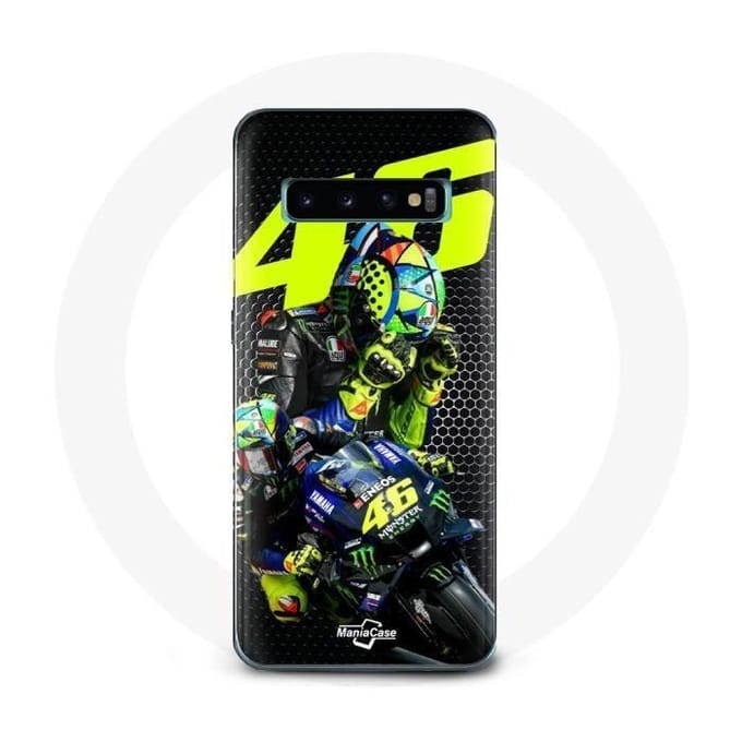 Case voor Samsung Galaxy s10 edge Valentino Rossi motoGP 46 Speed ​​Driver