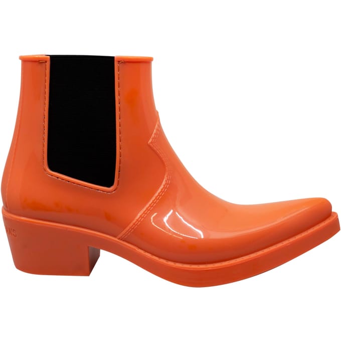 Calvin Klein Carol Rubber Womens Oranje Wellington Laarzen