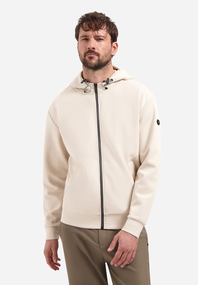 Sweatvest met capuchon