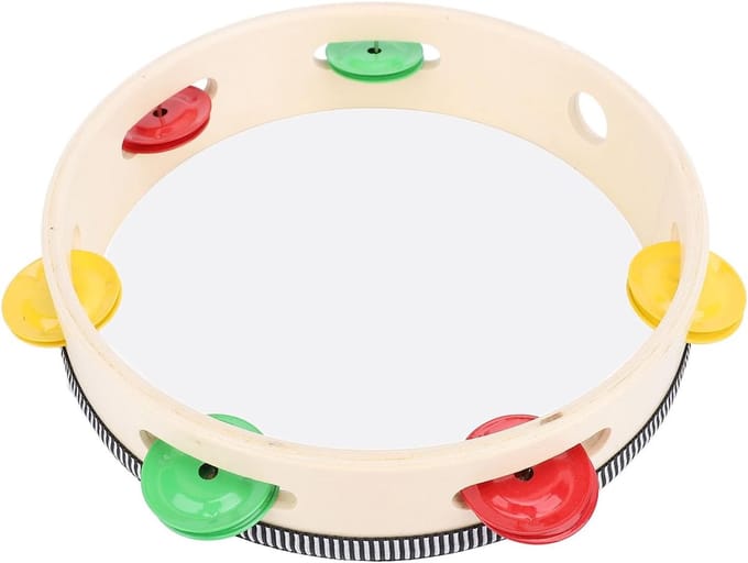 Tamboerijn Drum - Hand Percussie - Muzikale Educatie - Duurzaam Beukenhout - 8 inch